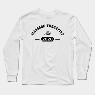 Massage Therapy est. 2020 Long Sleeve T-Shirt